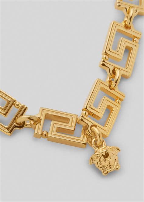 versace greek bracelet|Versace necklace real gold.